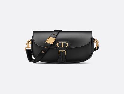 Dior Bobby Calfskin Box Bag in Black Hobo Style