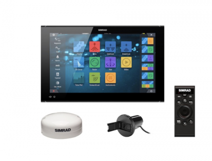 Simrad NSO evo3S 24-Inch Premium Navigation System with Glass Helm