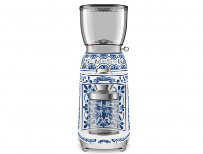 Smeg CGF01DGBEU Blu Mediterraneo Coffee Grinder DolceGabbana Collaboration