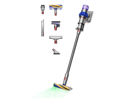 Dyson V15 Detect Fluffy Cordless Vacuum Cleaner with Powerful Suction