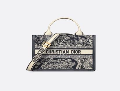 Dior Book Tote Toile de Jouy Reverse azul