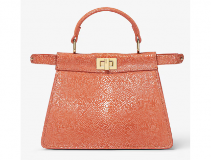 Fendi Peekaboo ISeeU Petite Naranja luxury handbag collection
