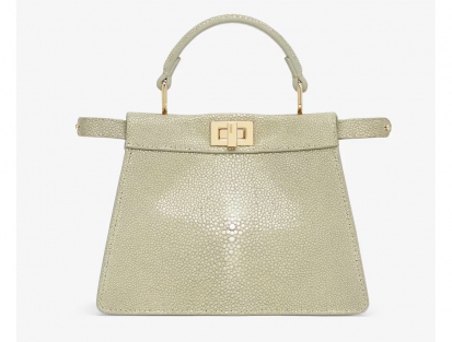 Fendi Peekaboo ISeeU Petite Verde luxury shoulder handbag