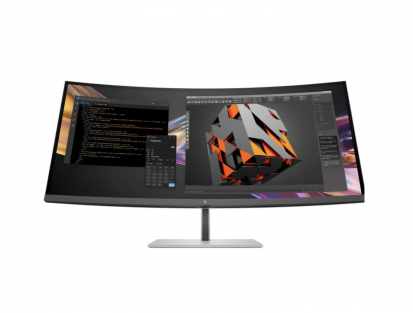 HP 738pu 375-Inch WQHD Plus IPS Black Curved Monitor