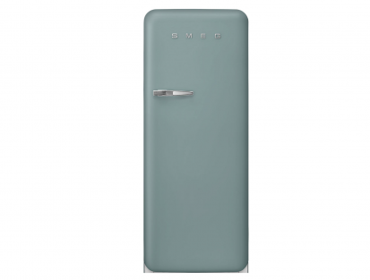 Smeg Fab28rdeg5 emerald green retro single-door refrigerator appliance