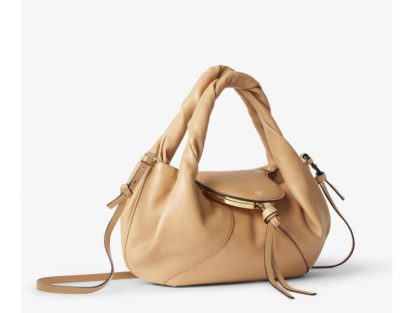 Fendi Spy Small Beige Leather Bag It-Bag Style