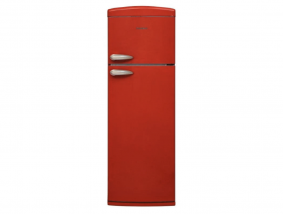 Corbero CF2P1821RR Combi Refrigerator Retro Red Design Vintage