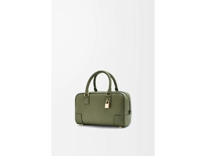 Loewe Amazona 23 Pistachio Green Leather Shoulder Bag