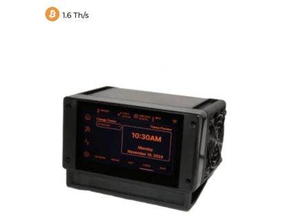 Bitaxe Touch Bitcoin Miner Compact SHA-256 ASIC for Bitcoin