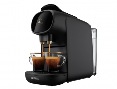 LOR Barista Sublime Piano Noir Coffee Maker Compact Espresso
