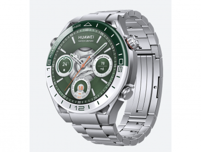 Huawei Watch Ultimate 48mm titanium green smartwatch with luxury build