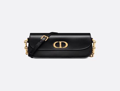 Dior 30 Montaigne Avenue Box Calfskin Black Bag