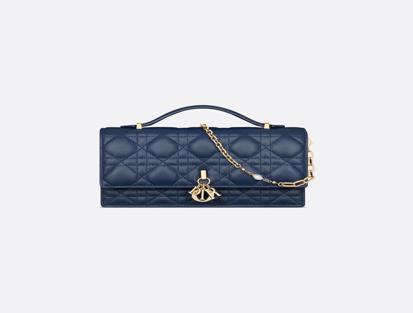 My Dior Piel Cannage Ocean Blue Mini Bag