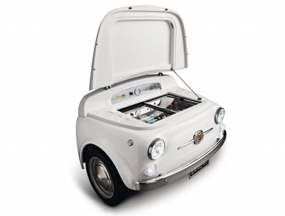 Smeg Smeg500b Retro One-Door Fridge Inspired by Fiat 500