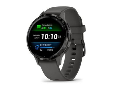 Garmin Venu 3S 41 mm grey steel, grey silicone