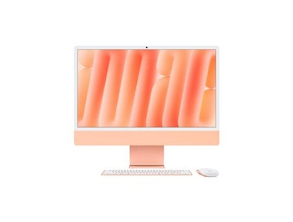 CPU Apple iMac 24" M4, 8 core CPU/8 GPU, 24 GB, SSD da 1 TB, arancione + tastiera numerica Touch ID e Trackpad
