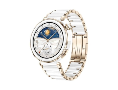 HUAWEI WATCH GT 5 Pro 42mm GPS AMOLED beyaz / kayış beyaz