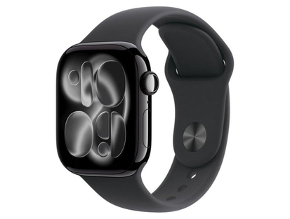 Apple Watch Series 11 GPS + Cellular 42 mm black aluminium, black Sport S/M