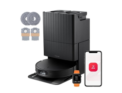 Roborock Qrevo Edge 2 Set robot vacuum and mop with station, black