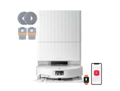 Robot aspirapolvere e lavapavimenti Roborock Qrevo Edge 2 Set con stazione, bianco