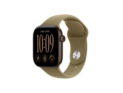 Apple Watch Series 12 GPS + Cellular 42 mm bronze aluminium, olive Sport S/M