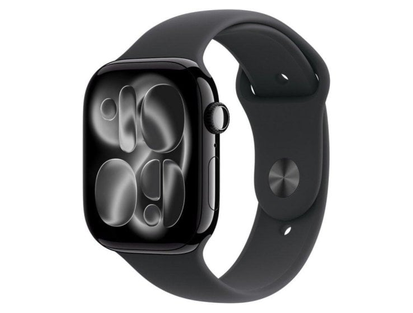 Apple Watch Series 11 GPS + Cellular 46mm alüminyum siyah / kayış Sport siyah M/L
