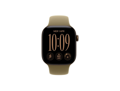 Apple Watch Series 12 GPS + Cellular 42mm Aluminium Bronze / Band Sport Olive M/L