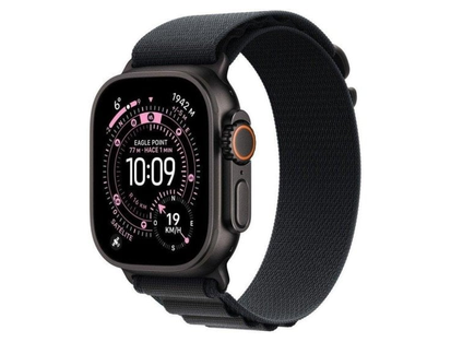 Apple Watch Ultra 3 GPS + Cellular 49mm siyah titanyum / kayış Loop Alpine siyah orta