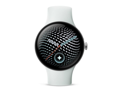Google Pixel Watch 5 · 45 mm · Bluetooth/GPS/NFC · Silver aluminium · Grey band · S/M