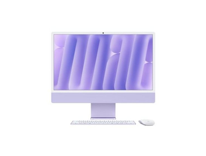 CPU Apple iMac 24" M4, 8 core CPU/8 GPU, 24 GB, SSD da 1 TB, viola + tastiera numerica Touch ID e Trackpad