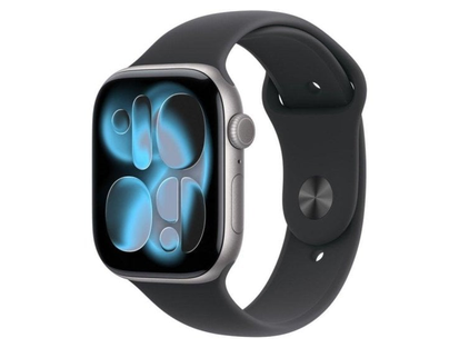Apple Watch Series 11 GPS + Cellular 46mm Space Grey Aluminium / Band Sport Black S/M