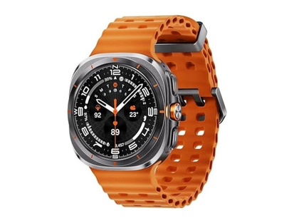 Samsung Galaxy Watch Ultra (2025) LTE 47 mm titanium grey, orange band international