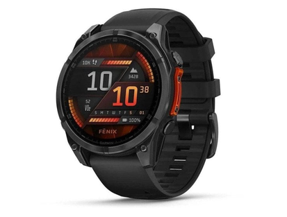 Garmin fēnix 8 AMOLED 47mm gri / kayış silikon siyah