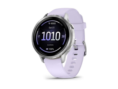 Garmin Venu 4 GPS Bluetooth Wi-Fi 41 mm AMOLED purple, silicone