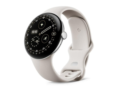 Google Pixel Watch 4 Bluetooth GPS NFC 45 mm AMOLED silver/beige S/L