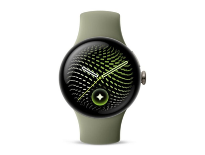 Google Pixel Watch 5 Bluetooth GPS NFC 41 mm satin pyrite/green S/M