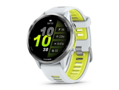 Garmin Forerunner 970 GPS AMOLED 47 mm beyaz/sarı, beden S