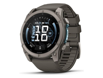 Garmin fēnix 9 GPS Bluetooth Wi-Fi 51mm titanyum / kayış silikon·gri