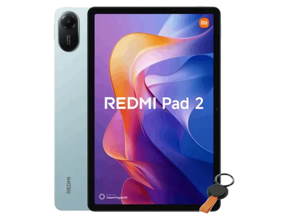 Xiaomi Redmi Pad 2 · 11 pollici · 4 GB RAM / 256 GB · Wi-Fi · verde menta · con anello supporto