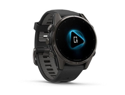 Garmin fēnix 8 AMOLED Sapphire·43 mm·Bluetooth/GPS/Wi-Fi·siyah·siyah silikon kayış·tek beden