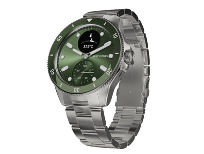 Withings ScanWatch Nova Connected GPS Bluetooth Dark Green 42mm Stainless Steel