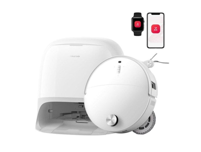 Robot aspirapolvere e lavapavimenti Roborock Qrevo Curv 2 Pro con stazione