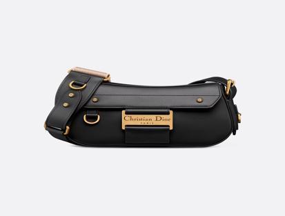 Dior Streetchic Smooth Black Vintage Leather Small Handbag