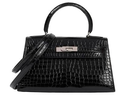 Hermes Kelly 20 Cocodrilo Vintage Luxury Crocodile Bag