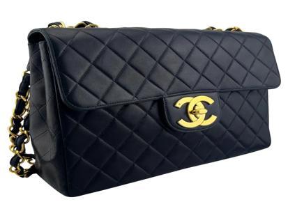 Chanel Jumbo Flap Bag by Karl Lagerfeld 19961997