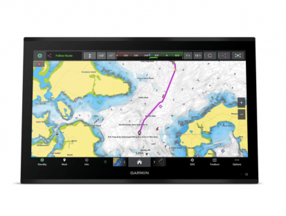 Garmin GPSMAP 9027 27-inch touchscreen plotter with 4K IPS