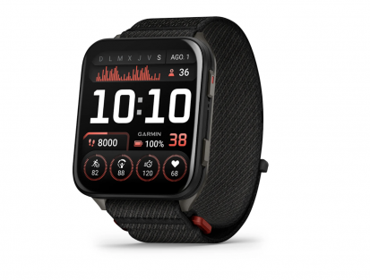 Garmin Venu X1 Black Smartwatch with Titanium Gray Box