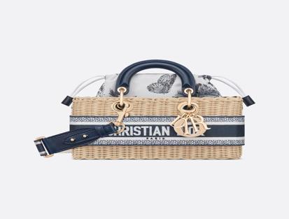 Dior Lady D Joy Mimbre woven handbag by Dior