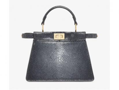 Fendi Peekaboo ISeeU Petite Black Handbag Limited Edition