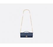 My Dior Piel Cannage Ocean Blue Mini Bag